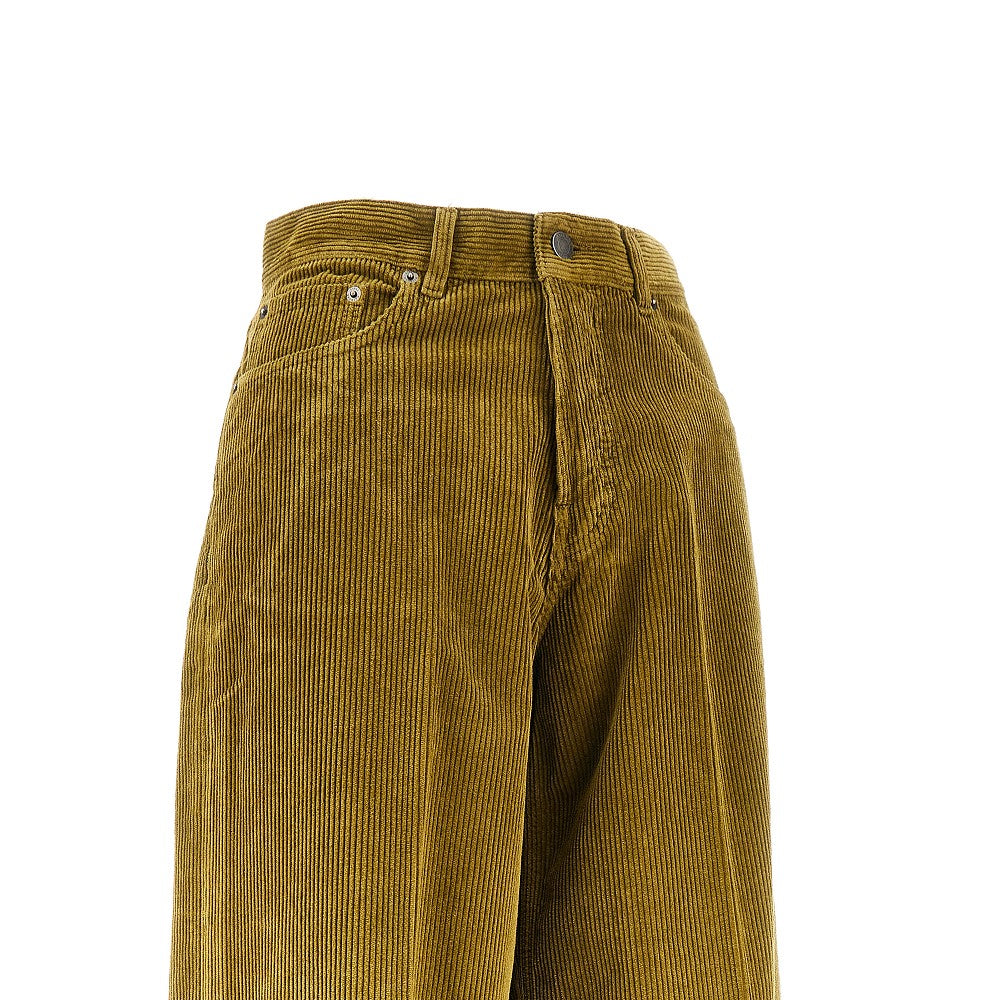 Pantalone oversize 'Bethany' in velluto