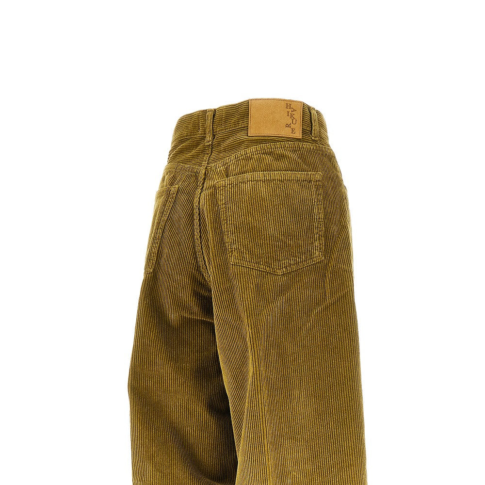 Pantalone oversize 'Bethany' in velluto