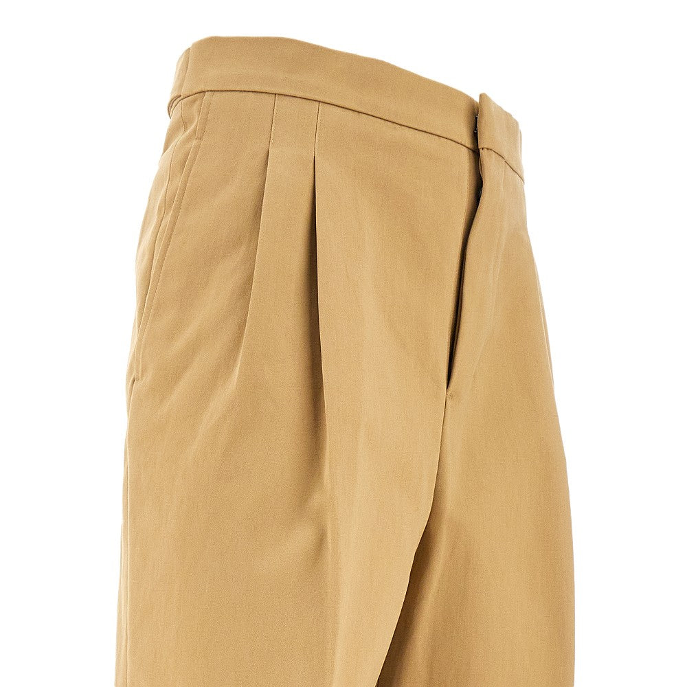 Cotton wide leg pants