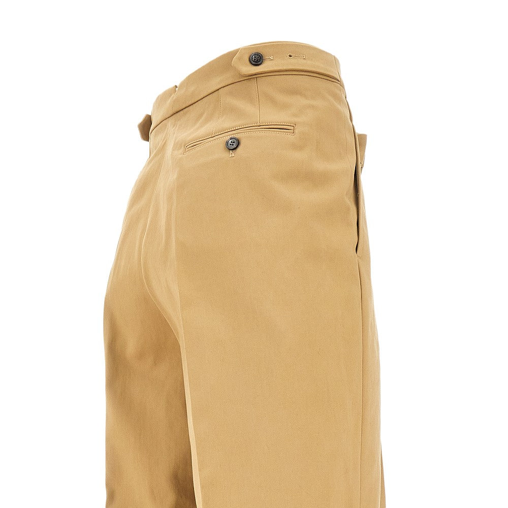 Cotton wide leg pants