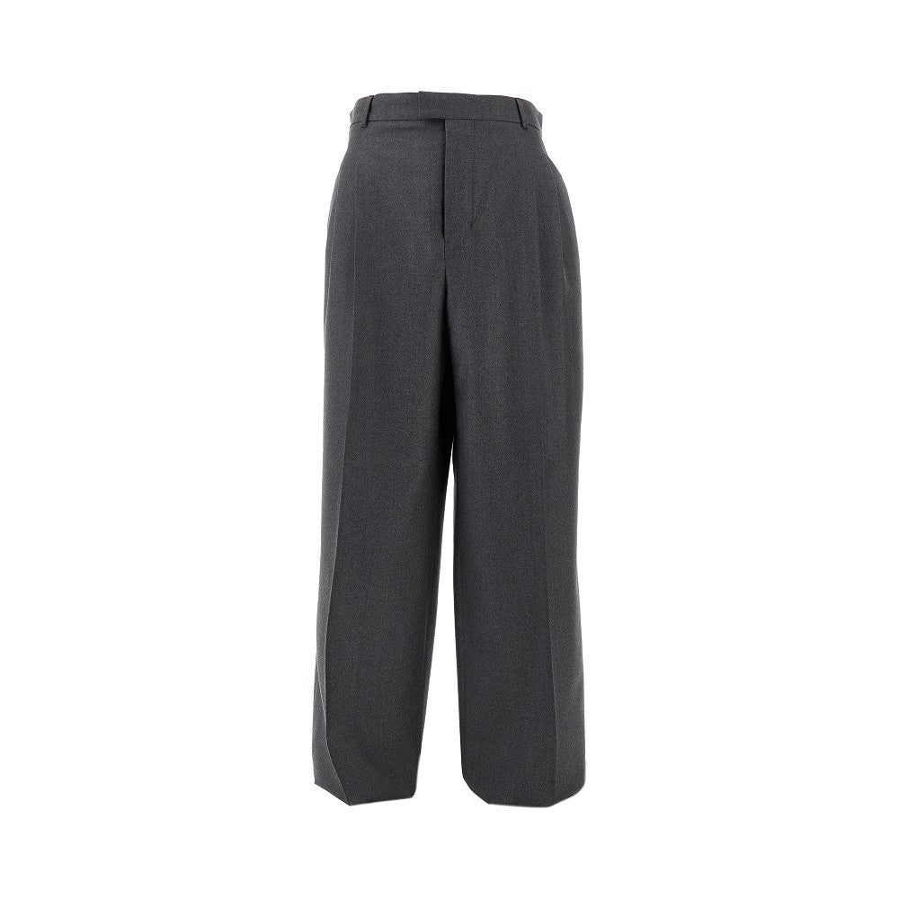 Wide leg pants with darts