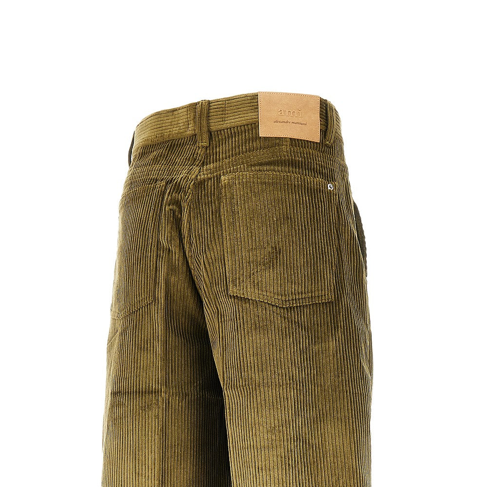 Corduroy Large Fit pants