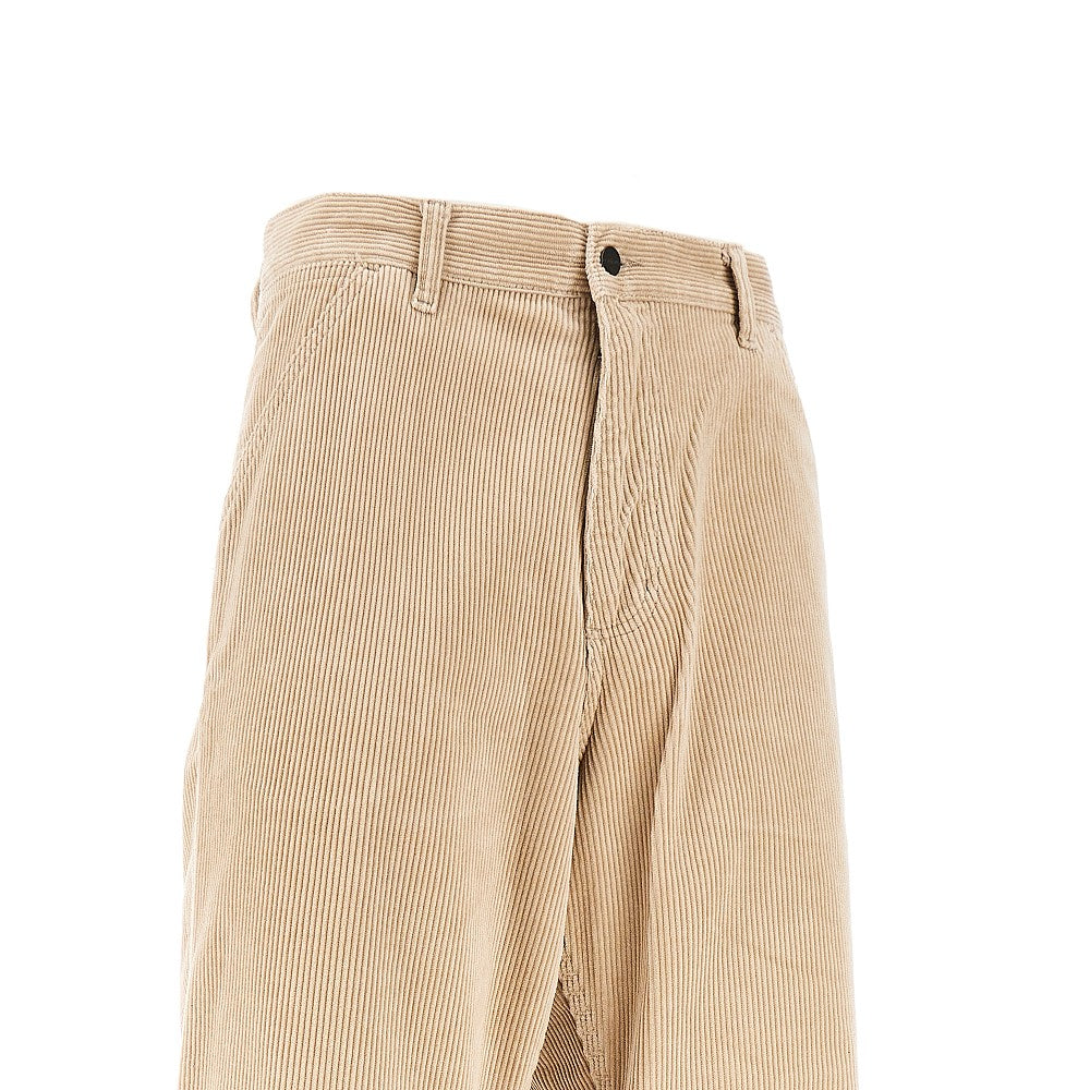 Pantalone 'Simple' in velluto a coste
