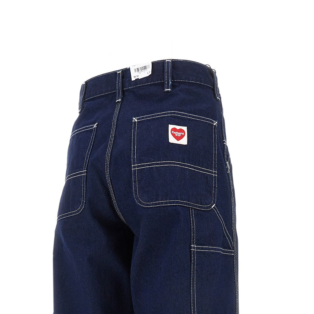 Pantalone Single Knee in denim