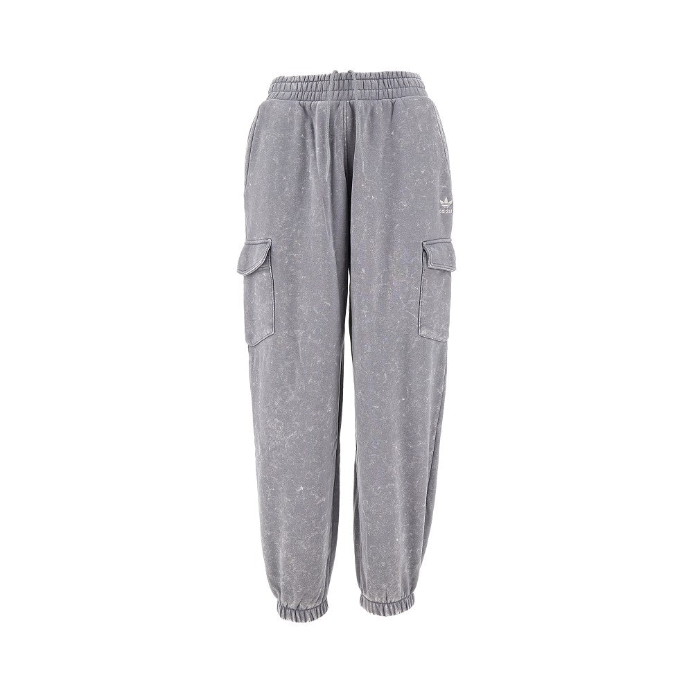Joggers cargo in cotone slavato