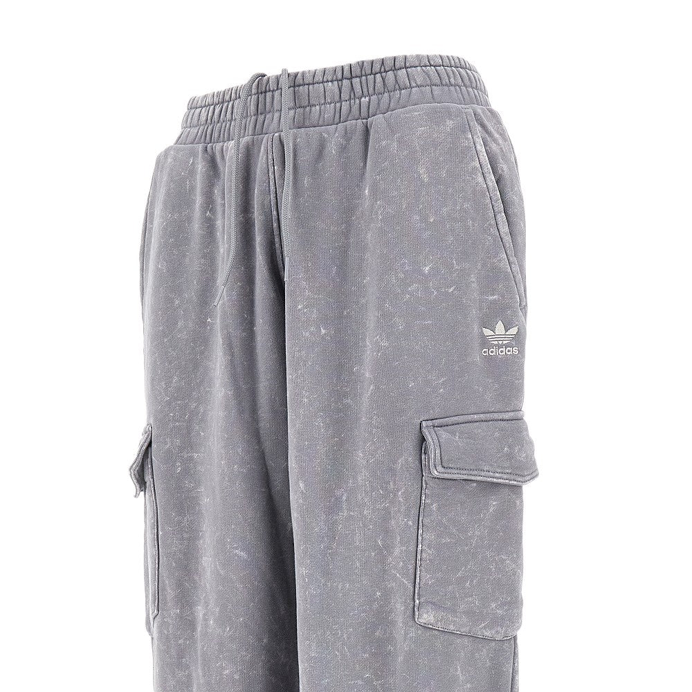 Joggers cargo in cotone slavato