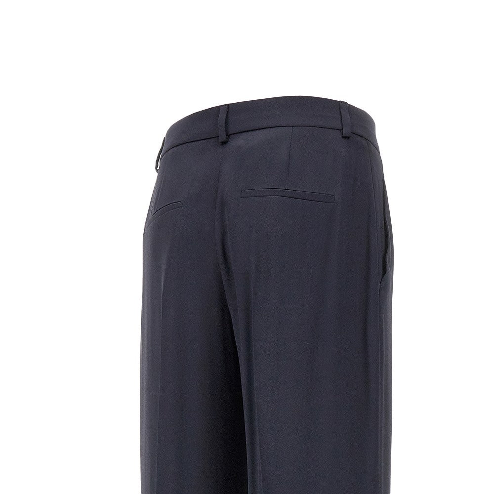 Pantalone fluido in raso