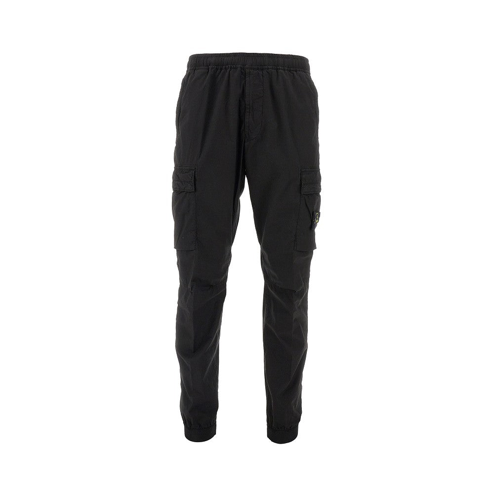 Stretch cotton cargo pants