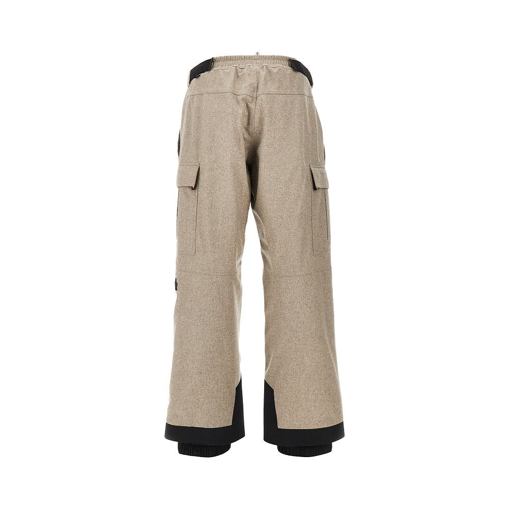 Technical wool ski pants