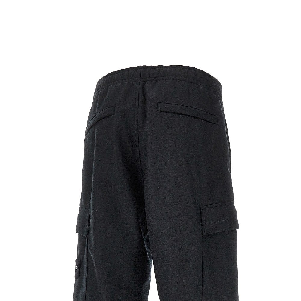 Pantalone cargo in panno 'Ghost'