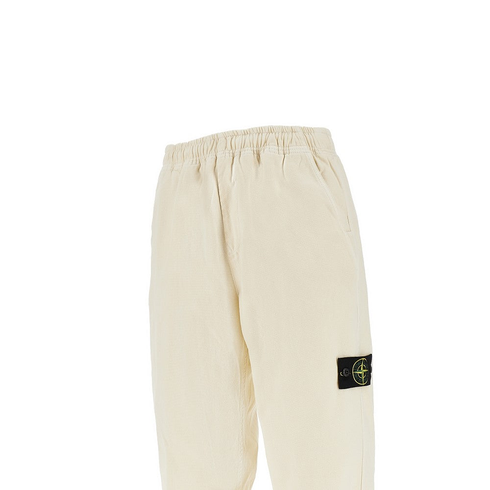 Canvas jogger pants