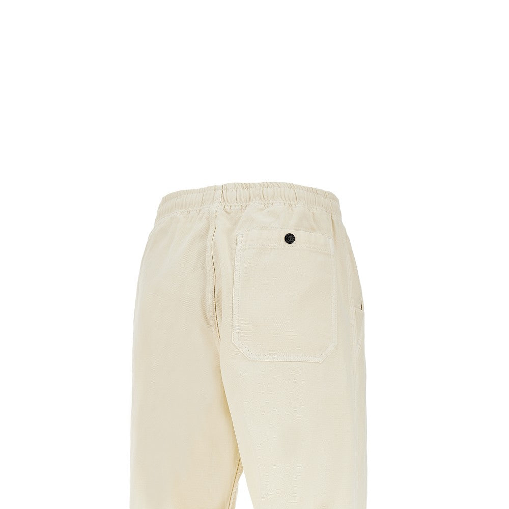 Canvas jogger pants