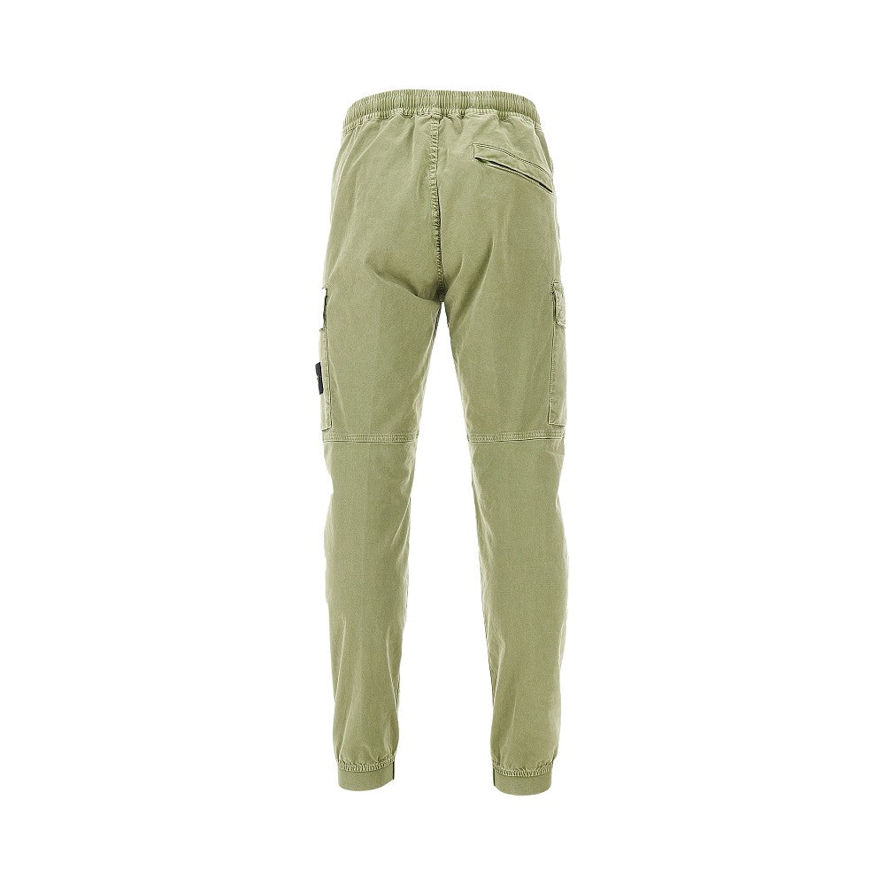 Stretch organic cotton cargo pants