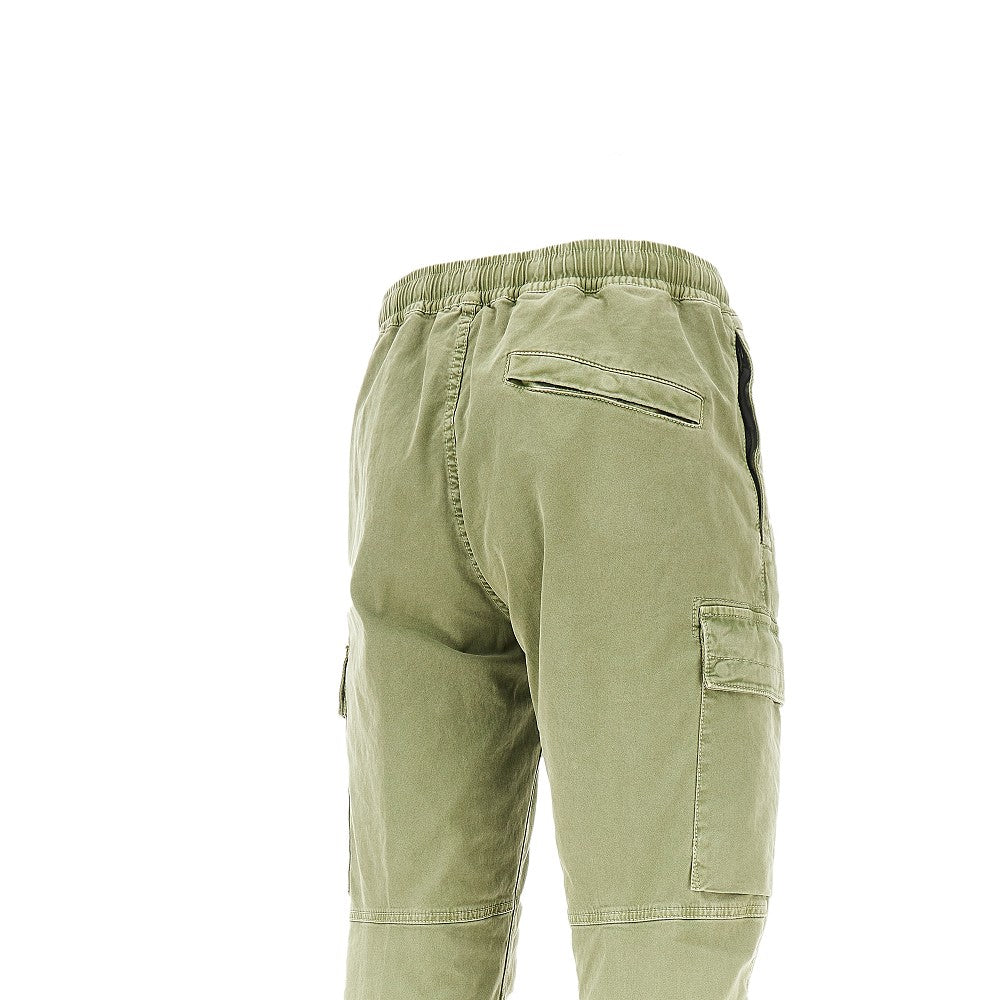 Stretch organic cotton cargo pants