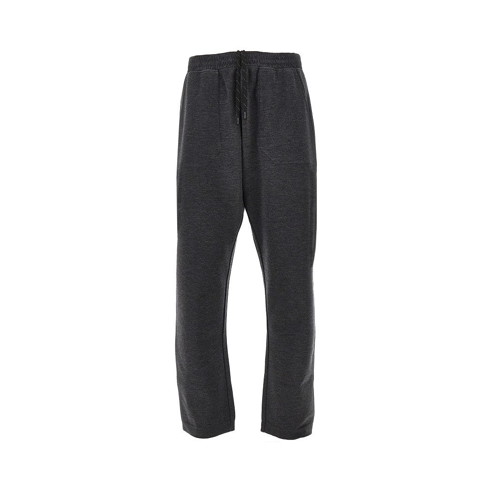 Joggers in maglia di lana