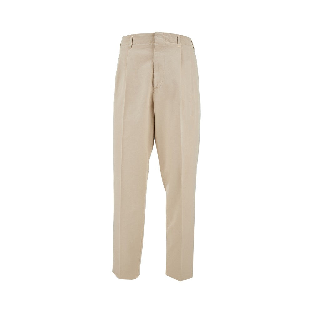 Relaxed Fit gabardine pants