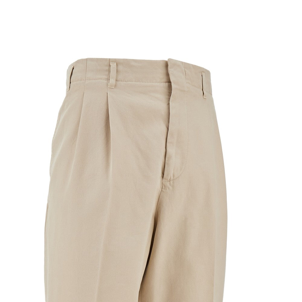 Relaxed Fit gabardine pants