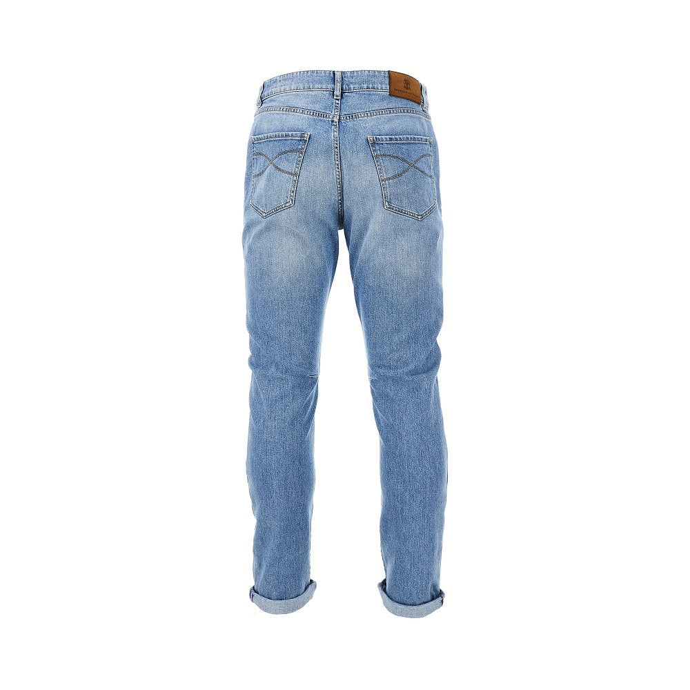 Jeans Leisure Fit in denim stretch