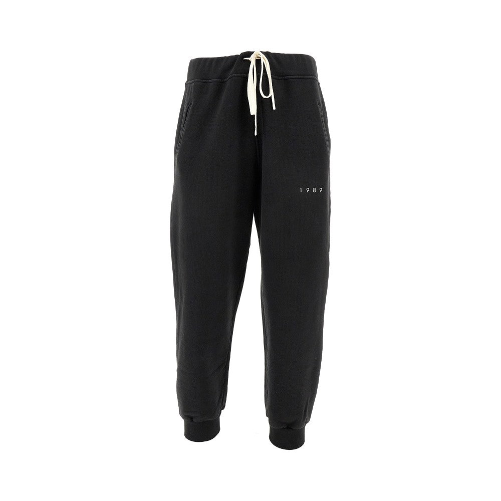 Logo print cotton sweatpants