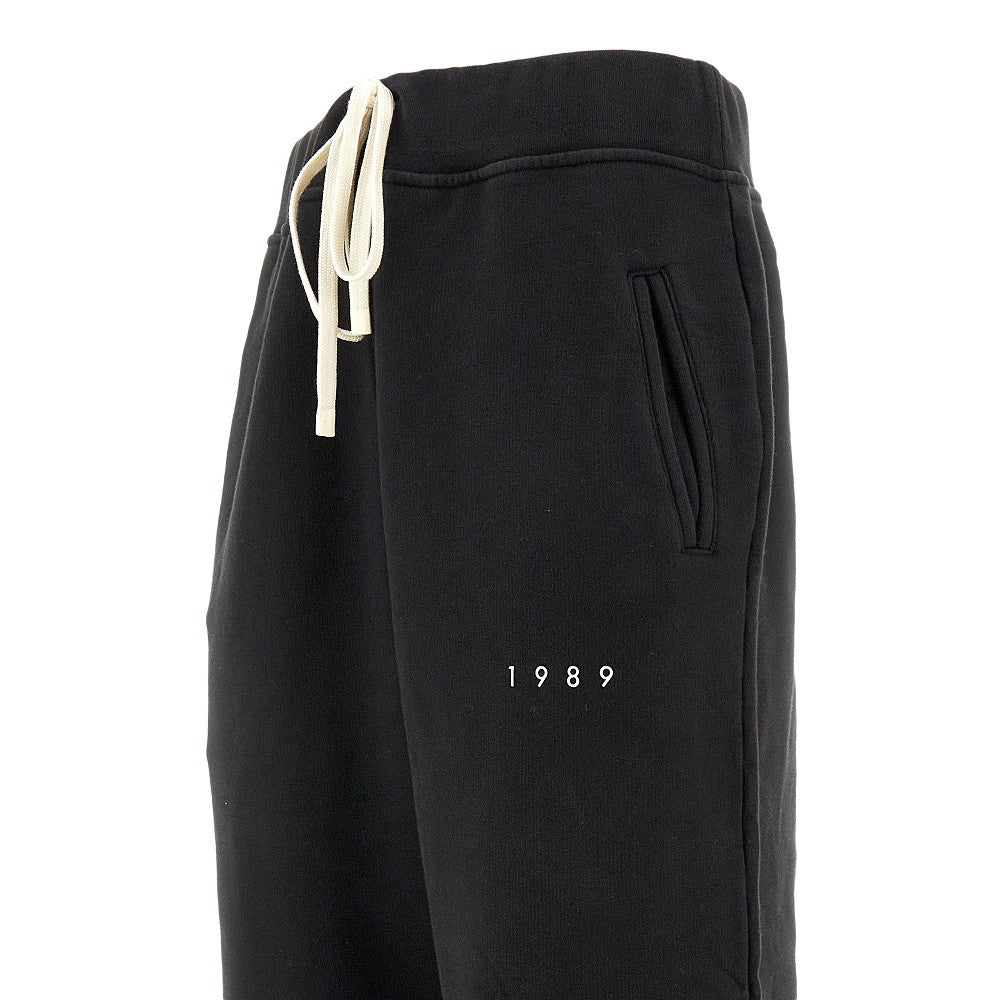 Logo print cotton sweatpants