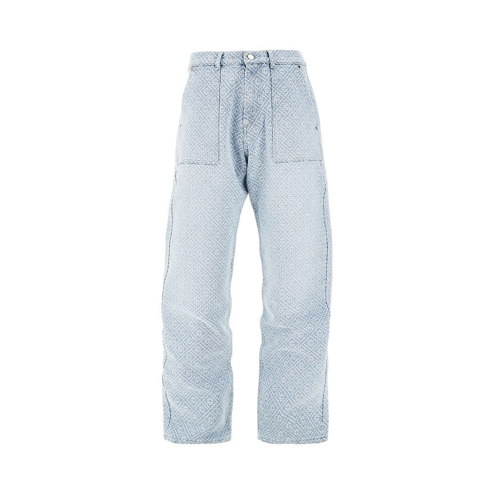 Monogram denim Relaxed fit jeans
