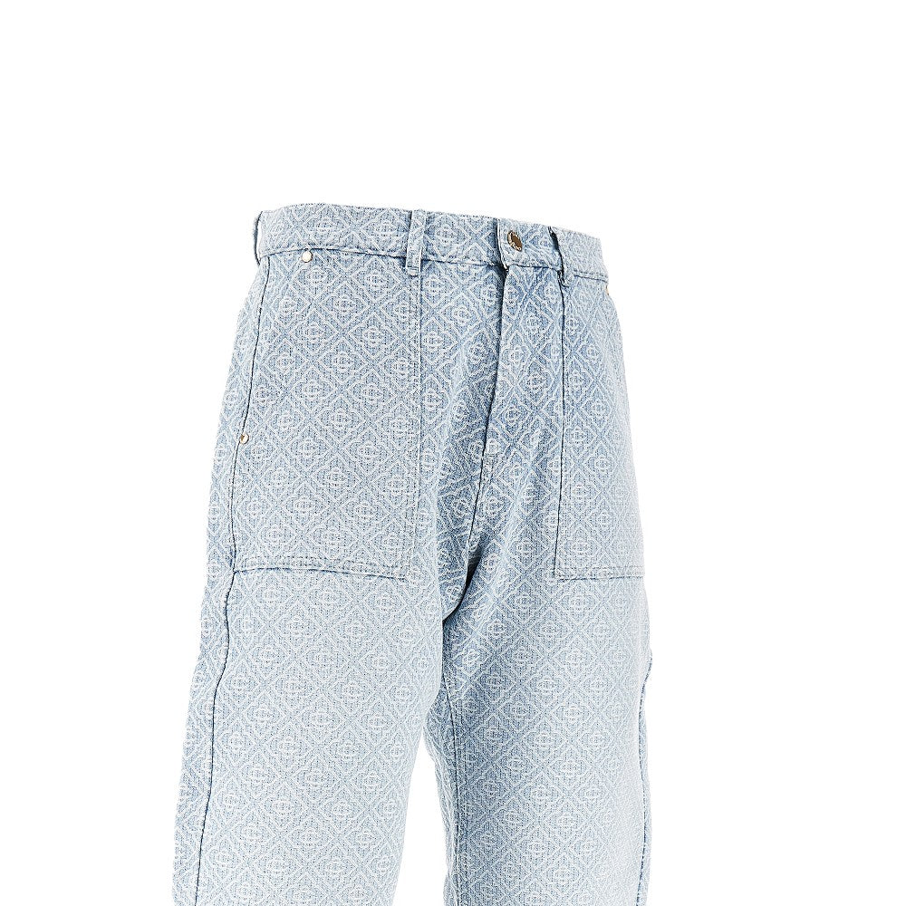 Monogram denim Relaxed fit jeans