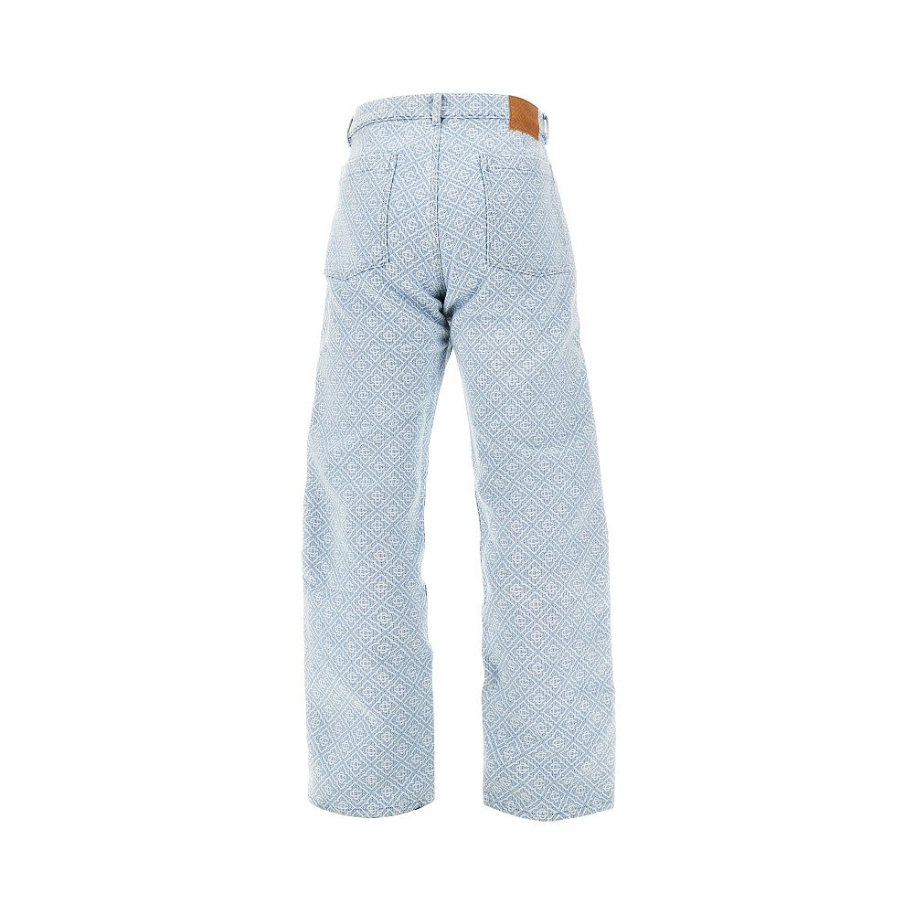 Monogram denim Relaxed fit jeans