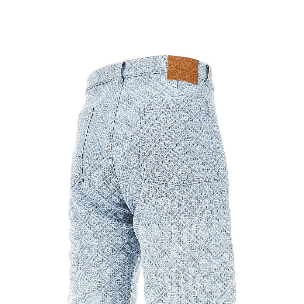 Monogram denim Relaxed fit jeans