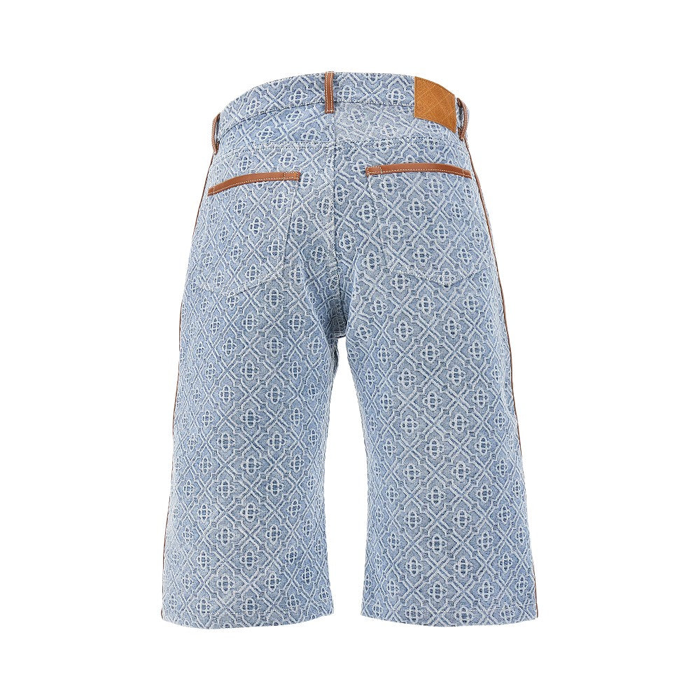 Bermuda in denim Monogram
