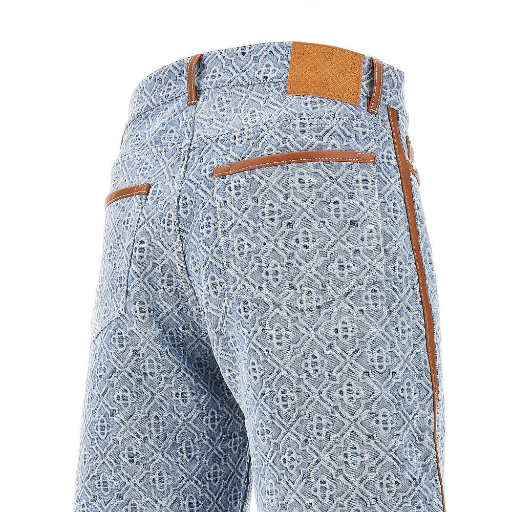 Bermuda in denim Monogram