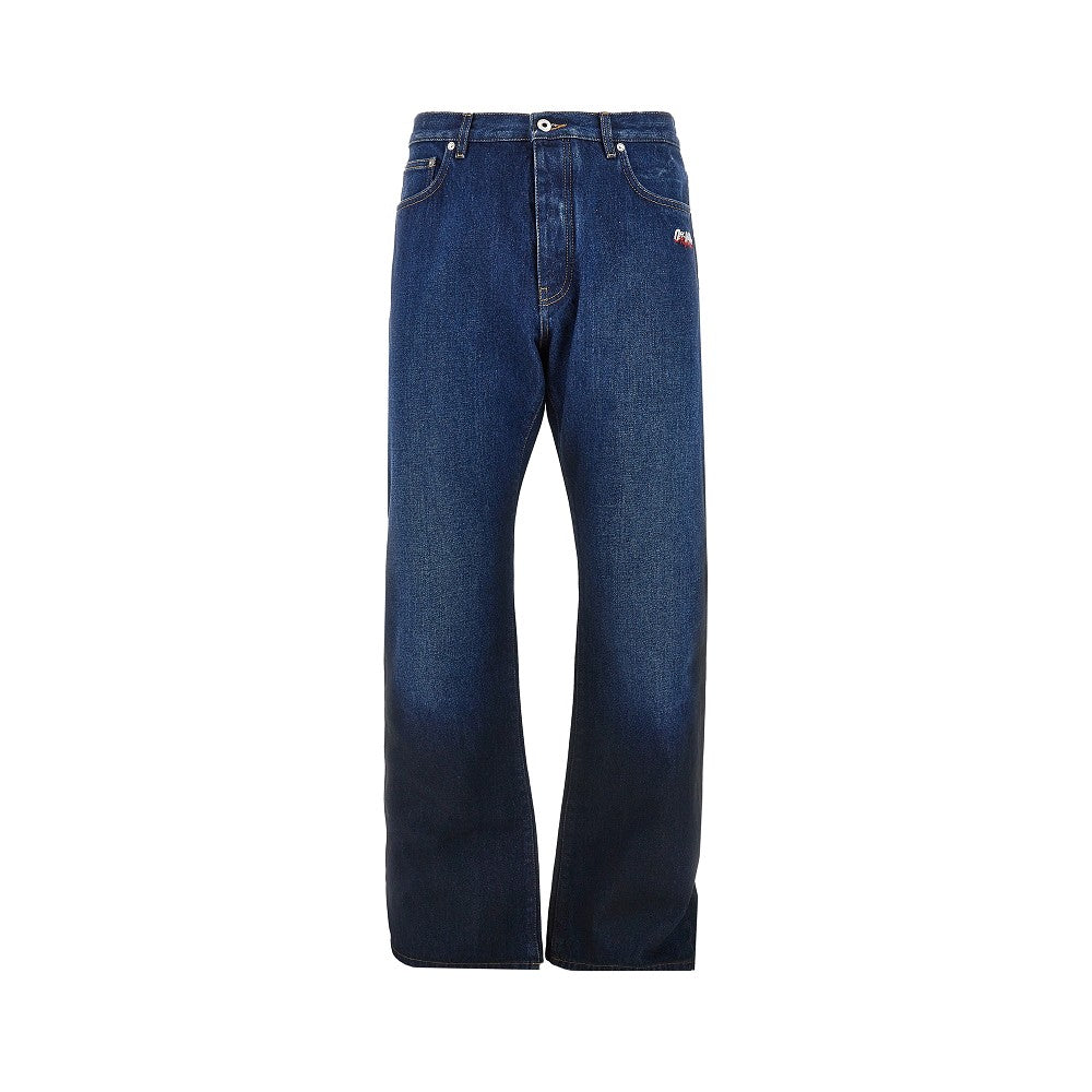 'Spray Diag' Relaxed Fit jeans