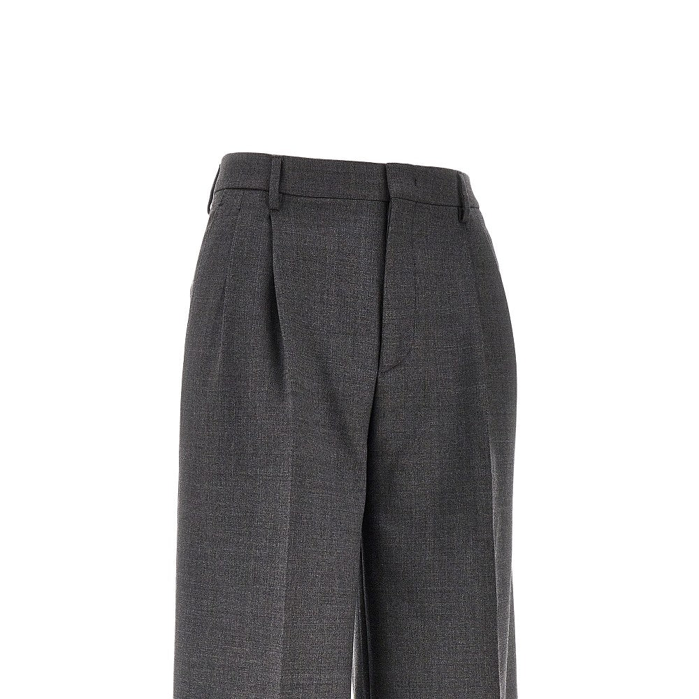 Pantalone sartoriale in lana con pince