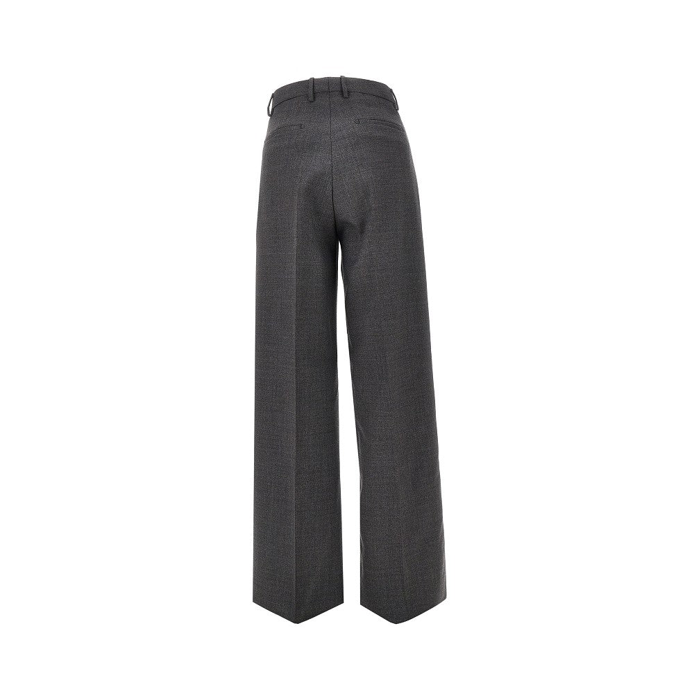 Pantalone sartoriale in lana con pince