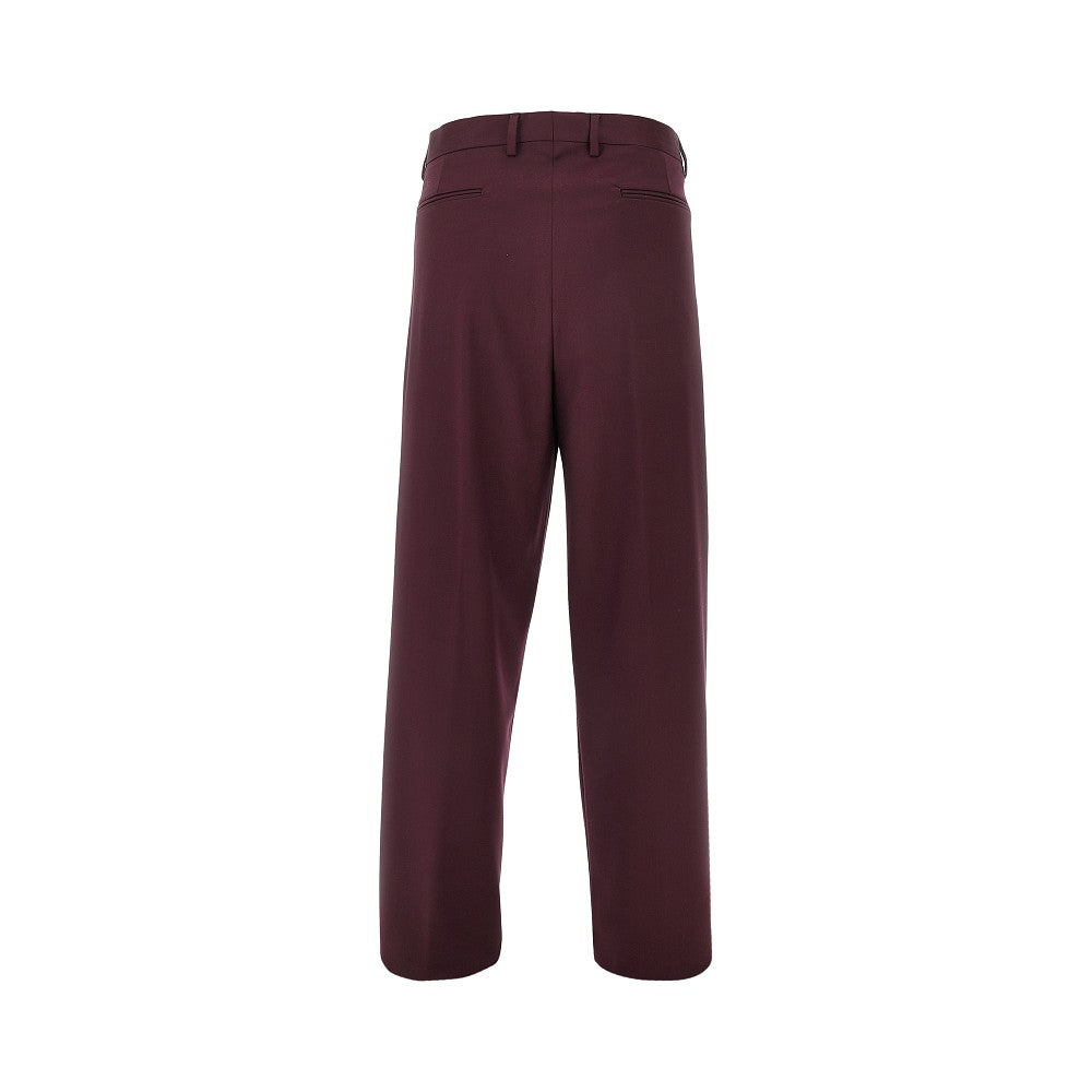 Twill pants with darts