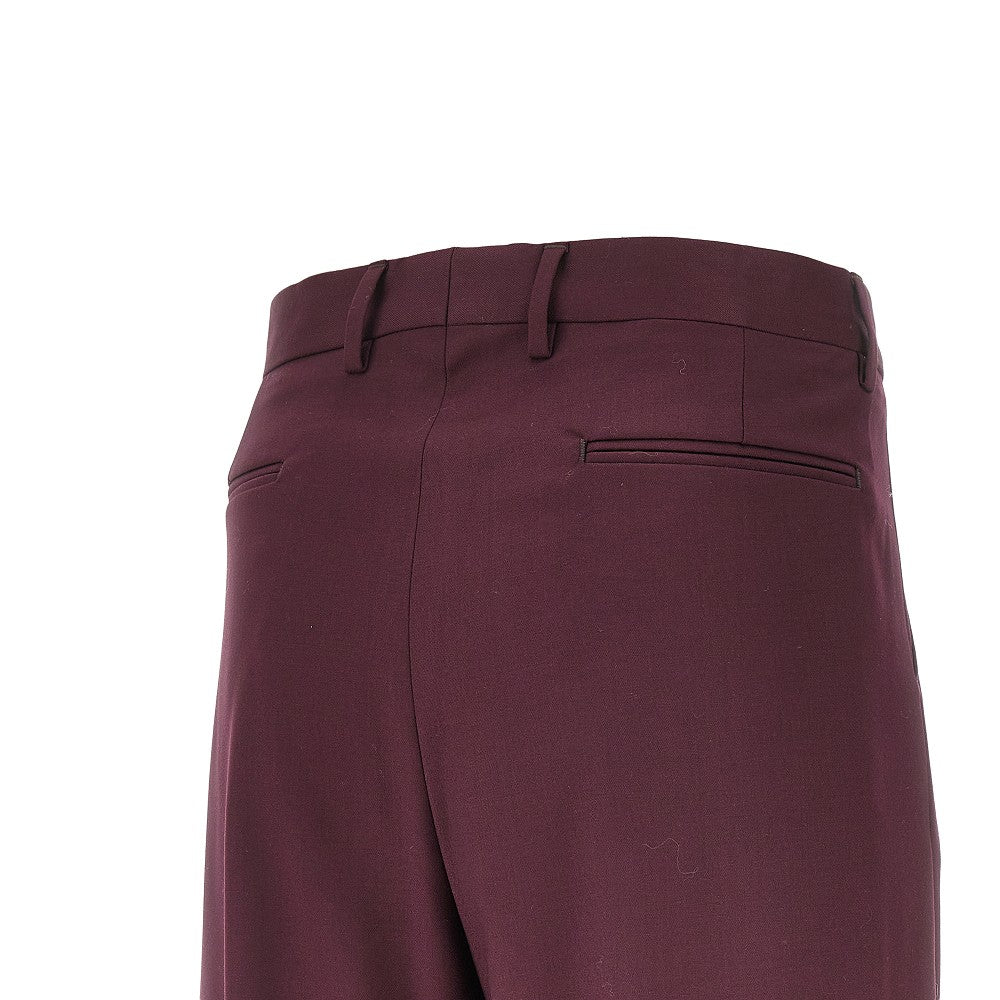 Twill pants with darts