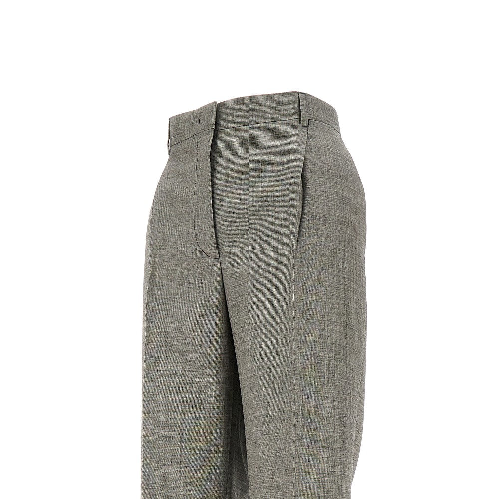 Pantalone in grisaglia di lana
