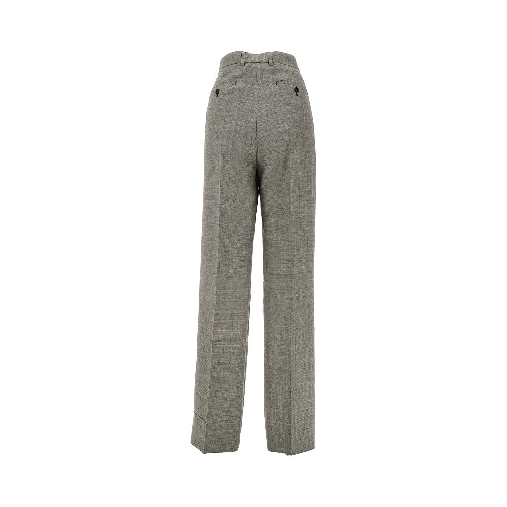 Pantalone in grisaglia di lana