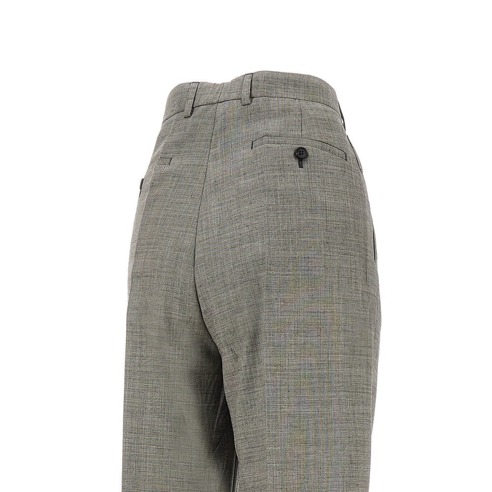 Pantalone in grisaglia di lana