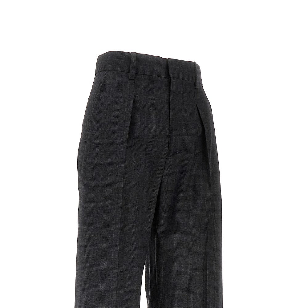 'Lisetta' Prince of Wales wool pants