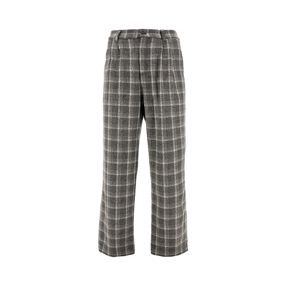 Pantalone in flanella a quadri