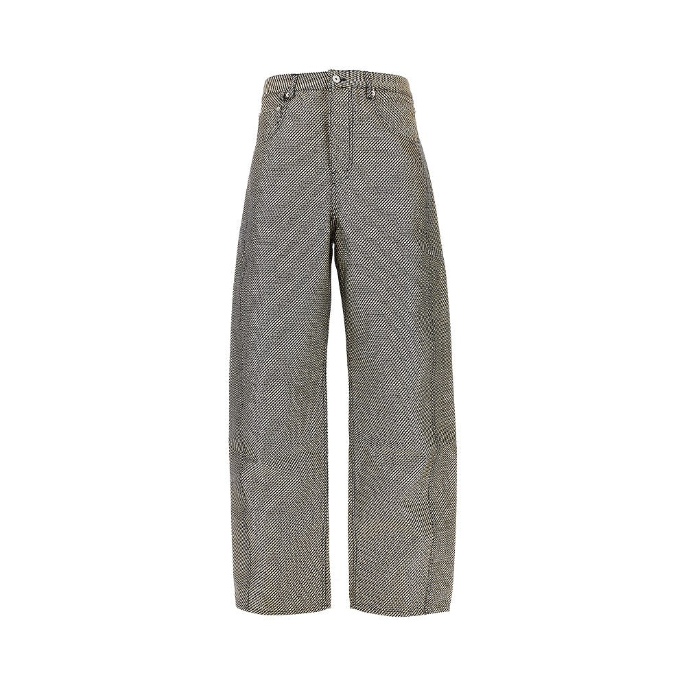 'de-Nîmes Mirada' raffia denim pants
