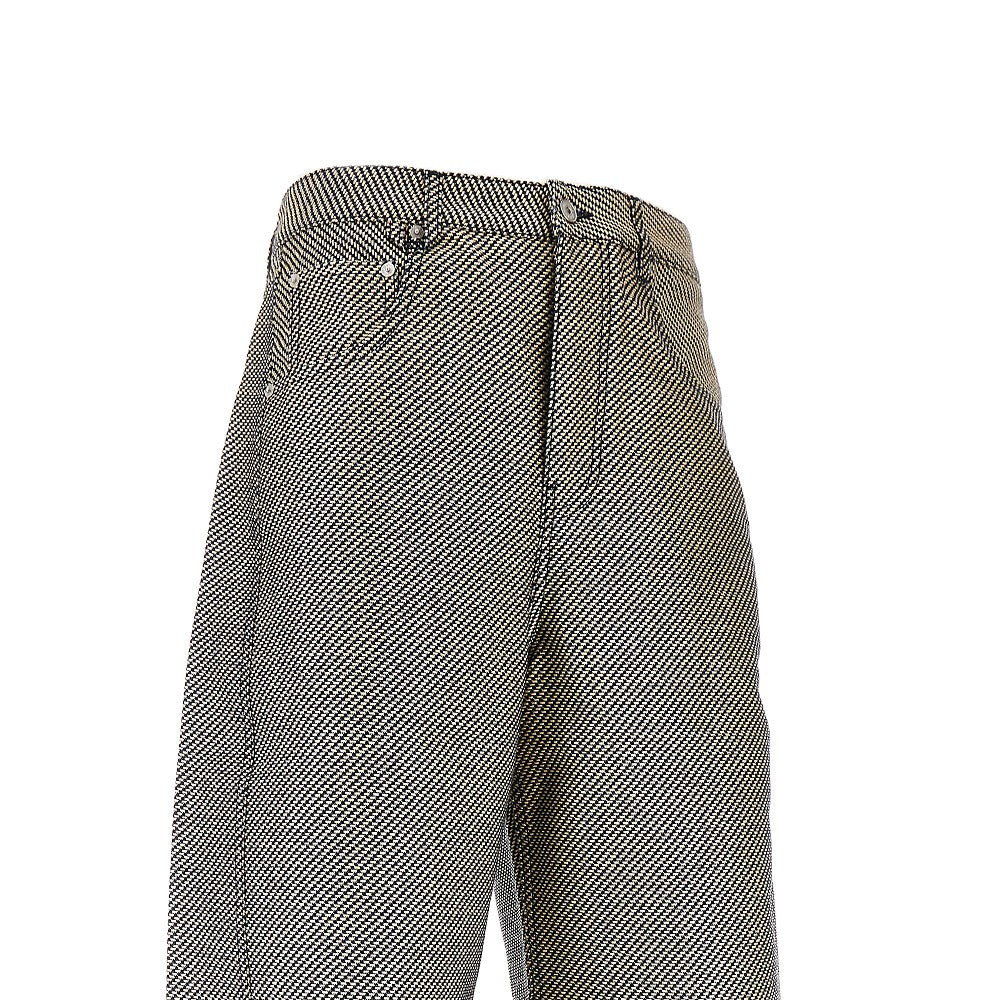 'de-Nîmes Mirada' raffia denim pants