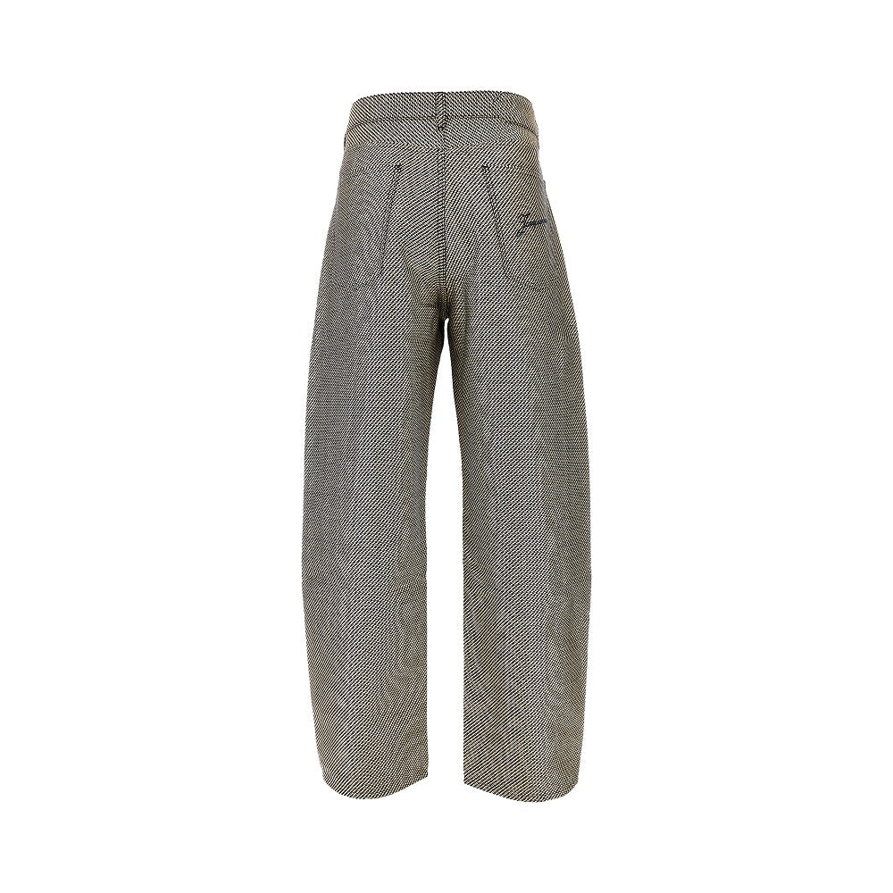 'de-Nîmes Mirada' raffia denim pants