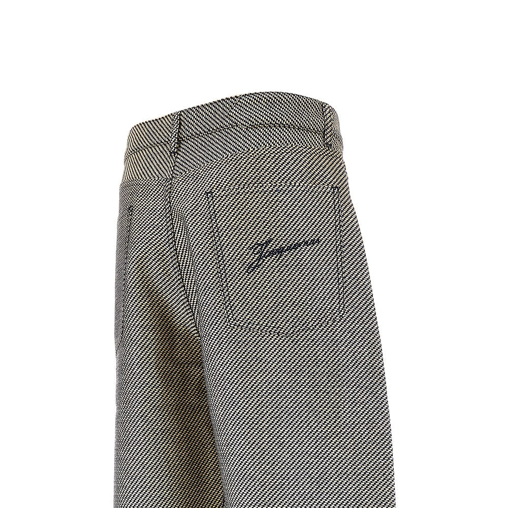 'de-Nîmes Mirada' raffia denim pants