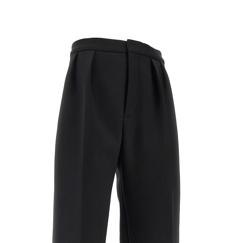 Pantalone 'Citta' in misto lana con pince
