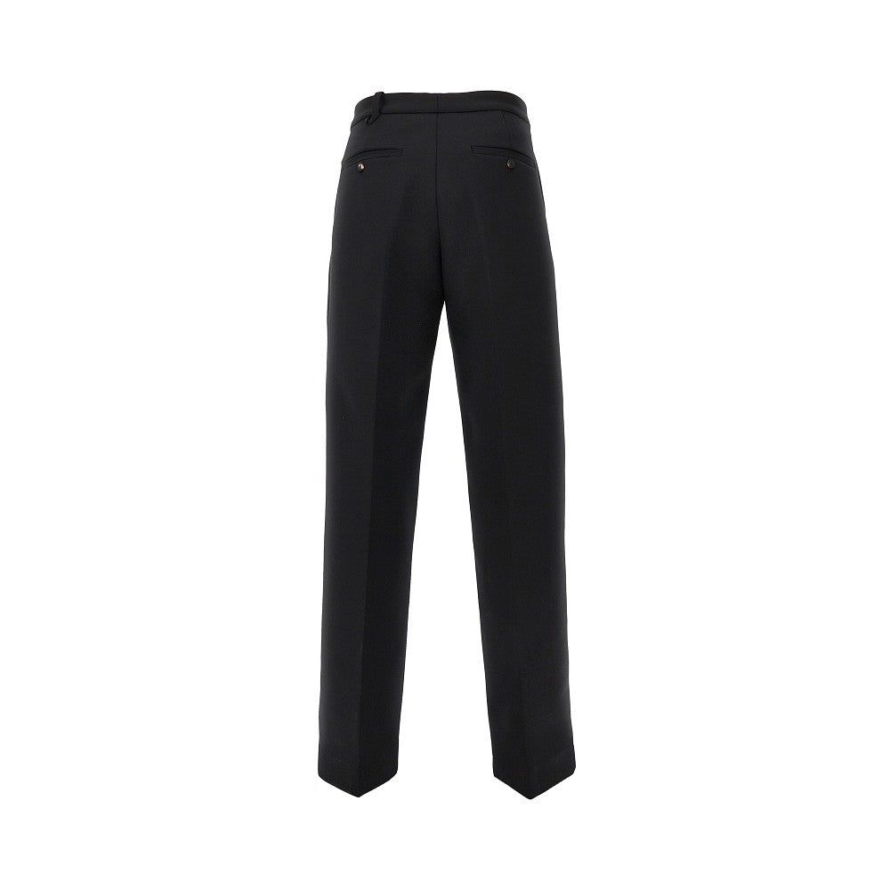 Pantalone 'Citta' in misto lana con pince