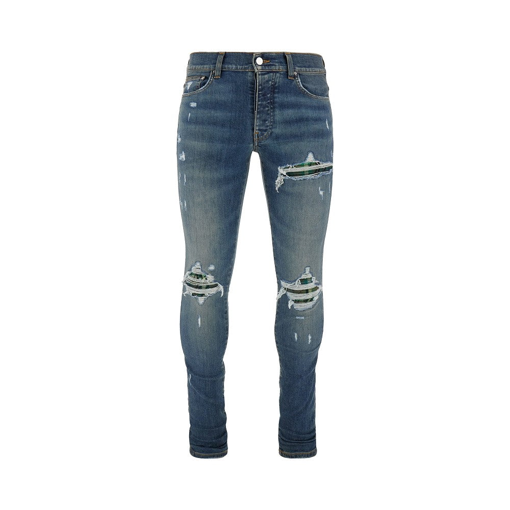 Jeans con strappi &#39;Plaid&#39;