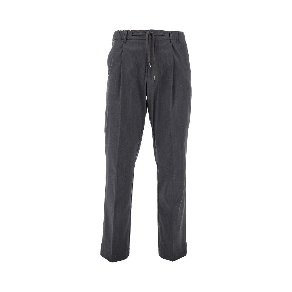 Pantalone in misto lana con pince