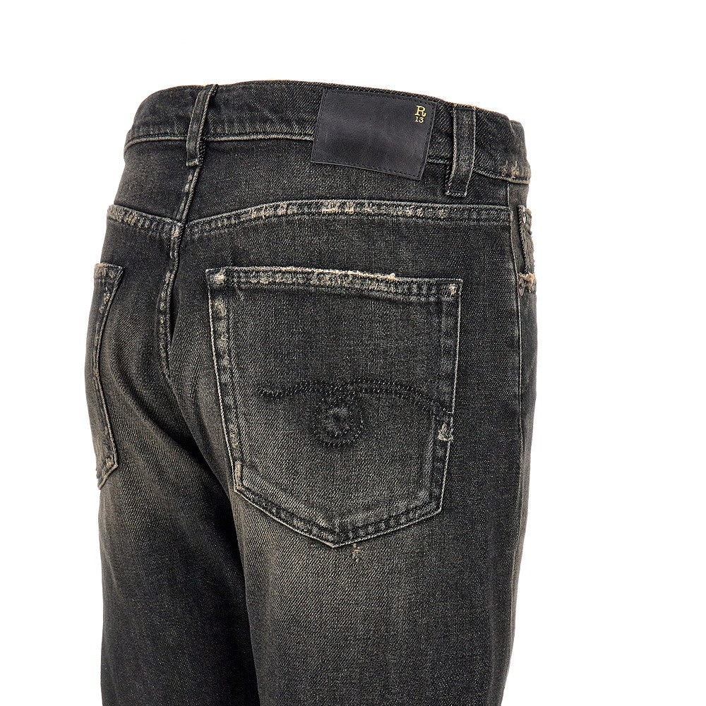 Jeans Boyfriend Fit in denim stretch