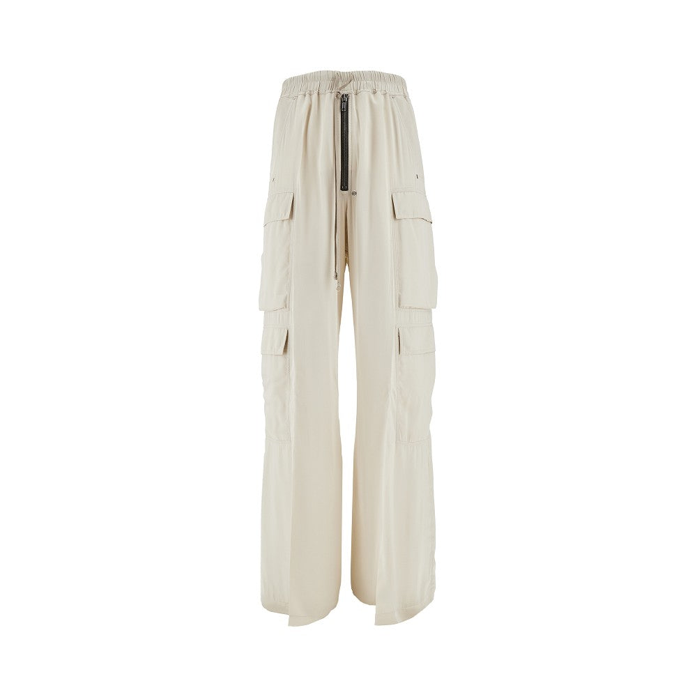 'Cargobelas' viscose-blend pants